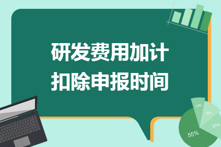 研发费用加计扣除申报时间