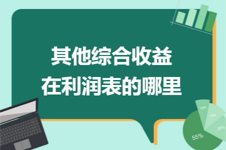 其他综合收益在利润表的哪里