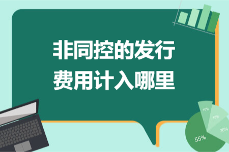 非同控的发行费用计入哪里